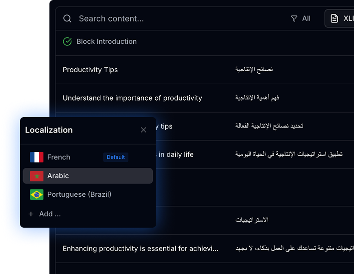 Localization Manager